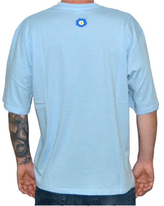 Rahat Skyblue Oversize Tee