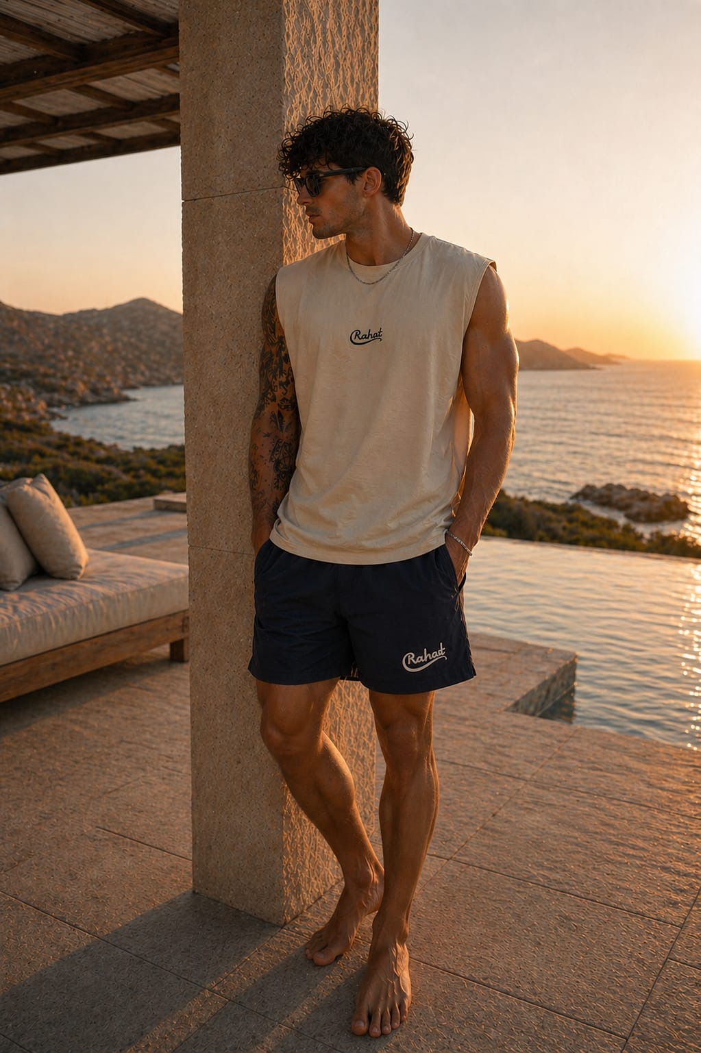 Sleeveless Oversized Tee
