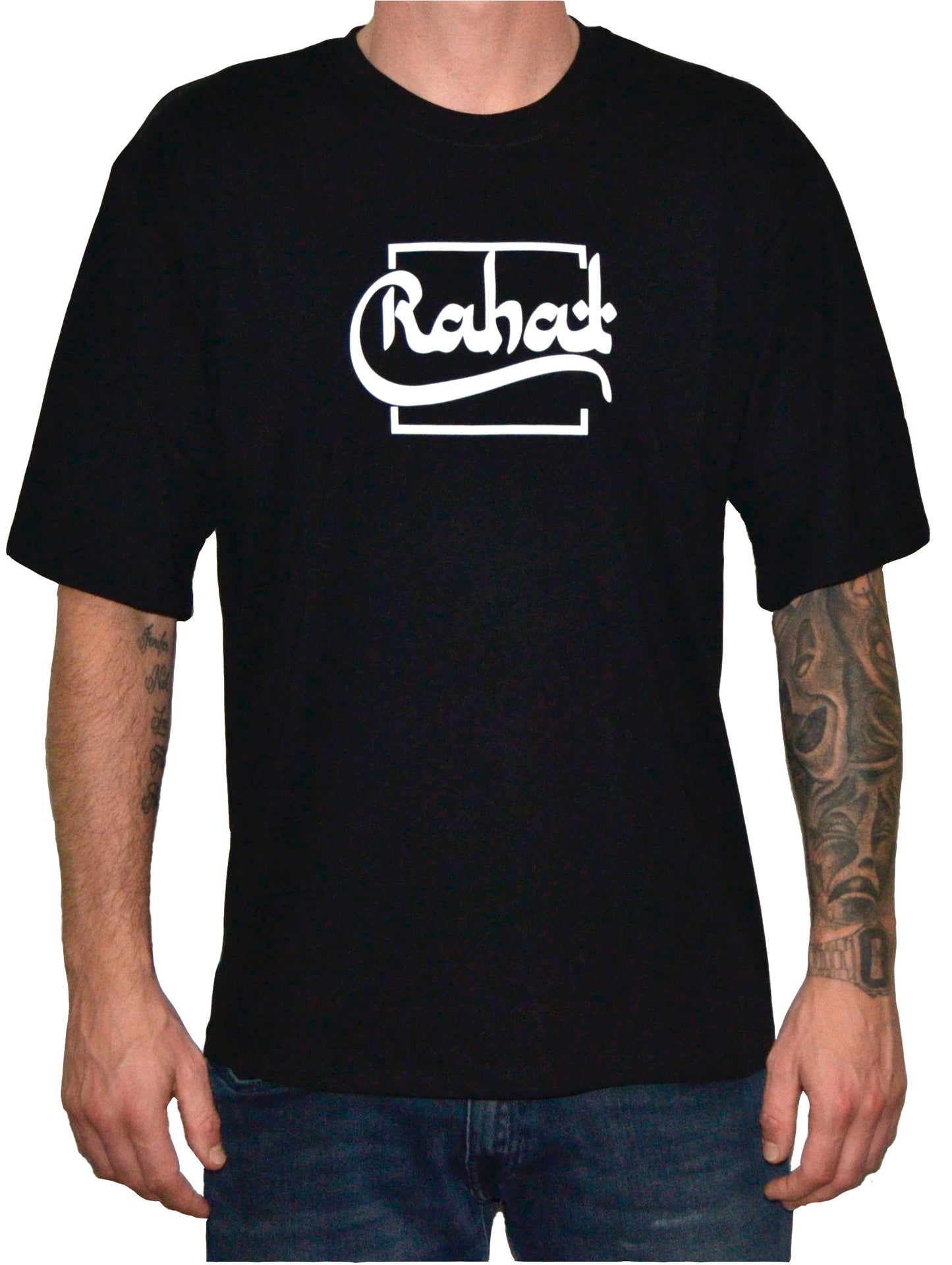 Rahat Clean Black Oversize Tee